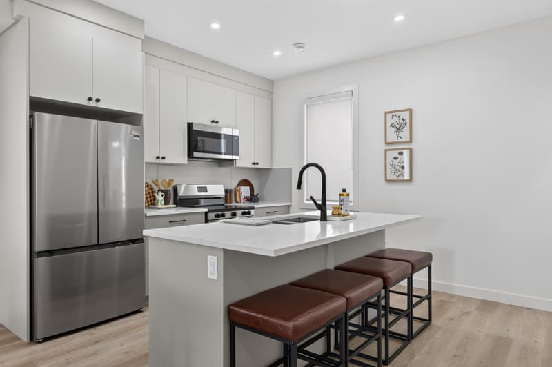 Show home kitchen island